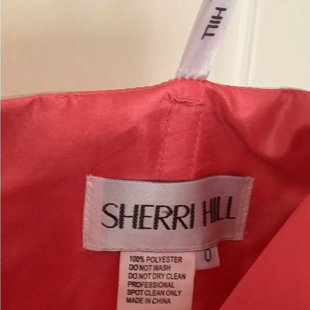 Sherri Hill Coral Dress - Picture 3 of 6